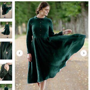 Son de Flor - Classic Dress - Evergreen